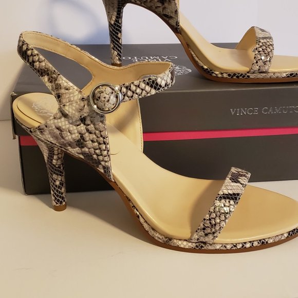 Vince Camuto | Shoes | New Vince Camuto Snake Lynona Sandal Snake Print | Poshmark